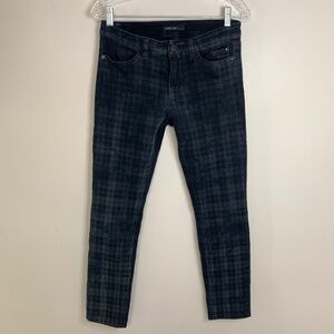 Marc Cain Grey Plaid Skinny Jeans Size N3